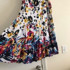 NWOT maxi floral skirt